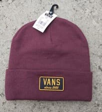 Image of Genuine VANS Port Cuff BEANIE Hat UNISEX Adult Off The Wall  Tags V55