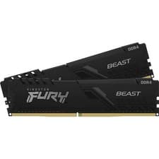 Image of Kingston FURY Beast 64GB (2x32GB) DIMM System Memory, 3200MHz, DDR4, CL16, Black