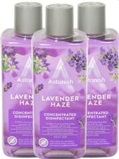 Image of 3 X Astonish Concentrated Disinfectant Lavender Haze 300ml