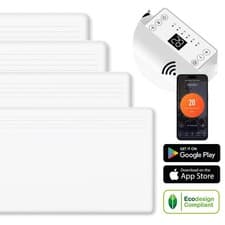 Image of Airsenz Electric Panel Heater Wifi App Wall Mounted Heater Thermostat 24/7 Timer
