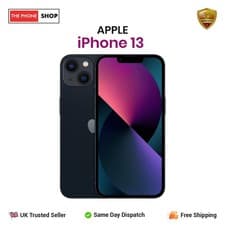 Image of New Apple iPhone 13 128GB 5G Unlocked Mobile SIM Free Smart Phone UK Pristine A+