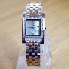 Image of Ladies Royal London 21312.04 2-tone Rose Gold Square Crystal Party Dress Watch