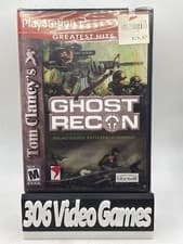 Image of Tom Clancy's Ghost Recon Greatest Hits Sony PlayStation 2 PS2 Game Brand New