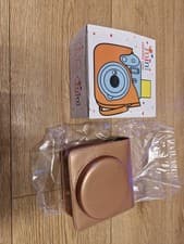 Image of Camera Case Fujifilm Mini Instax Square SQ6 With Strap PU Leather Blush Gold