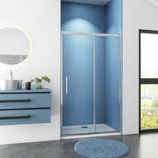 Image of Aica Shower Enclosure Walk In 1900mm Height Sliding Door Cubicle 8mm NANO Glass