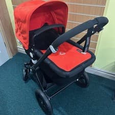 Image of Bugaboo Cameleon 3 - 2in1 Pram Pushchair with Footmuff - Orange Ex-Display