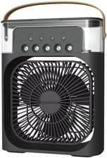 Image of USB Air Conditioner Fan, 4 in 1 Personal Mini Cooling Fan with Water Mist Spray