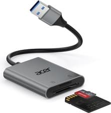 Image of Acer SD Card Reader USB 3.0 Aluminum Camera Memory Card Reader UHS ODK550