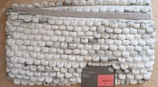 Image of NEW Next Giant Bobble Bath Mat Supersoft 50x80cm Grey Marl