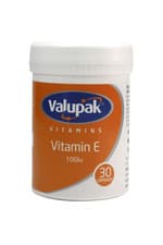 Image of Valupak Vitamin E 100iu 30 Capsules