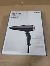 Image of BaByliss 2100W Titanium Pearlescent 5168u Smooth Dry Hair Dryer Salon Finish