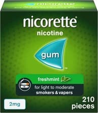 Image of 4x Nicorette Freshmint 2mg Chewing Gum – 210 Pieces Each (840 Total)