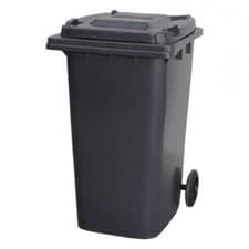 Image of 240 Litre Black Wheelie Bin - High Quality Council Standard