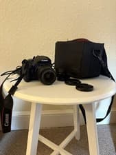 Image of Canon EOS 2000D Digital SLR Camera with EFS 18-55mm MACRO 0.25m/0.8ft Lens Black