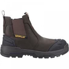 Image of CAT STRIVER XL | Brown/Yellow | Mens Safety Dealer Boots