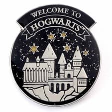 Image of Official Harry Potter Welcome to Hogwarts Pin Badge by The Carat Shop
