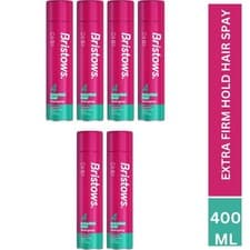 Image of Bristows Extra Firm up to 24 Hours Hold Vegan Hairspray 6 x 400ml