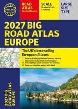 Image of Philip's 2027 Big Road Atlas of Europe by Philip's Maps Paperback