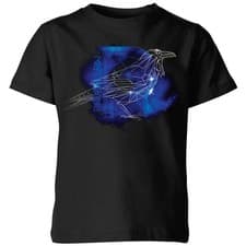 Image of Harry Potter Ravenclaw Geometric Kids' T-Shirt - Black