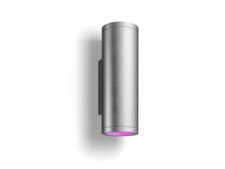 Image of Philips Hue Appear Colour Smart LED Outdoor Wall Light - Stainless Steel 