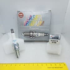 Image of 4 x GENUINE NGK Laser Platinum SPARK PLUGS NGK5756 / IKR9F8 ( IKR9J8 NGK93311 )