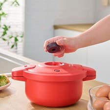 Image of Microwave Pressure Cooker Multi Cooker Locking Lid Kitchenware Small No Fire