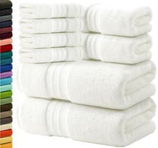 Image of Luxury Towel Set 800GSM Egyptian Cotton Face Hand Jumbo Bath Towels Bath Sheets
