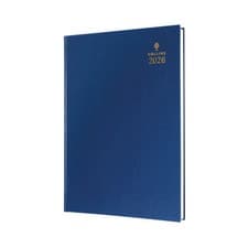 Image of 2026 Collins Desk Diary A5 Week To View Hardback Blue Cover