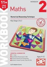 Image of 11+ Maths Year 5-7 Workbook 2: Numerical Reasoning by Dr Stephen C. Curran Paper