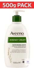 Image of Aveeno Cream 500ml Moisturising Cream for Dry Sensitive & Eczema Prone Skin x1