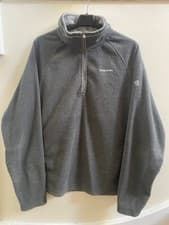Image of Craghoppers Men’s Quarter Zip Fleece Size Large Excellent Condition Grey