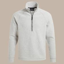 Image of Craghoppers Men's Barn Half Zip | Soft Grey Marl