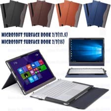 Image of Protective PU Leather Case For Microsoft Surface Book 2/3 13.5" 15" Laptop Cover