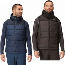 Image of Regatta Mens Nevado Heavyweight Hooded Outdoor Warm Winter Bodywarmer Gilet