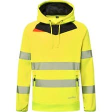 Image of Portwest DX4 Hi Vis Overhead Hoodie Yellow / Black 2XL
