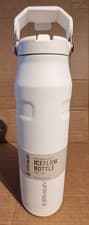 Image of Stanley Flip Straw 2.0 Sports Water Bottle With Straw 1.06L Frost White