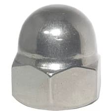 Image of M3 M4 M5 M6 M8 M10 M12 M16 NUTS FULL HALF DOME LONG NUT TO FIT METRIC SCREWS BZP
