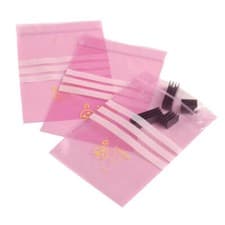 Image of Antistat 003-0012 Pink ESD Bag 300 Gauge 6x10" 152 x 254mm PK 100