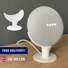 Image of White Stand for Google Nest Home Hub 1st 2nd Gen Smart Speaker Holder