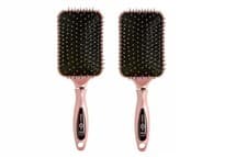 Image of Head Jog No. 81 Ceramic Ionic Pink Paddle Brush Pack of 2