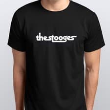 Image of THE STOOGES T-SHIRT All sizes S M L XL XXL  Black, White 