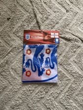 Image of England Retro Football Flag 5'x3' Red White Blue Official Product 2010