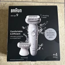 Image of Braun Silk-épil 9 Wet & Dry Epilator Set + 4 Extras