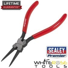 Image of Sealey Circlip Pliers Internal Straight Nose 180mm Premier Cutting Hand Tool