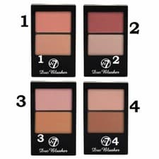 Image of W7 Pressed Powder duo blusher Palettes Assorted Shades