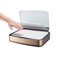Image of Replacement Lid for 75L Sensor Recycling Bin (LID ONLY) Spare Part White/Copper