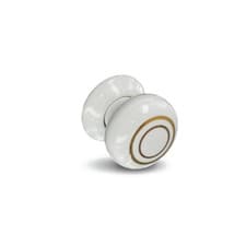 Image of Securit Ceramic Door Knobs Mortice Set White Cream Beige Grey Plastic Options