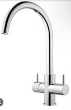 Image of Contemporary Monobloc Sink Mixer Taps Chrome 546822 kitchen sink faucet