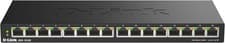 Image of D-Link DGS-1016S 16-Port Gigabit Unmanaged Switch, Fanless, Low Profile, Metal