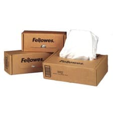 Image of Fellowes Shredder (PACK OF 50) Wastebags 75-85L Approx 36056 *FREE DELIVERY*